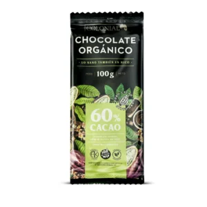Barra de Chocolate COLONIAL Organico 60% Cacao 100 g