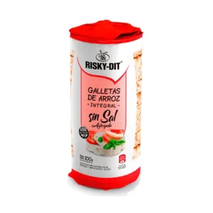 Galletas de Arroz Integral, sin gluten S/ Sal Sin TACC
