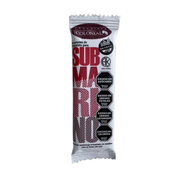 Barra de Chocolate COLONIAL p/ Submarino 16 g - Image 2