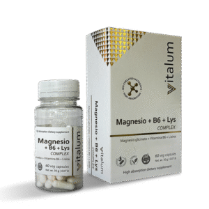 Vtalium Magnesio + B6 +Lys x 30 cap – HG Laboratorios
